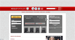 Desktop Screenshot of kegleportalen.dk